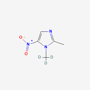 Chemical structure of Dimetridazole-d3