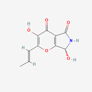 Chemical structure of Pyranonigrin A