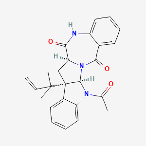 Chemical structure of epi-Aszonalenin A