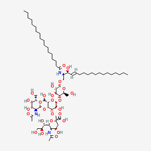 Chemical structure of Ganglioside GM2 Mixture (sodium salt)