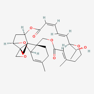 Chemical structure of Roridin E