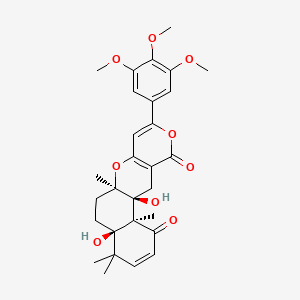 Chemical structure of Territrem B