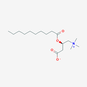 Chemical structure of Decanoyl-L-carnitine