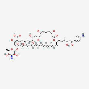 Chemical structure of Candicidin