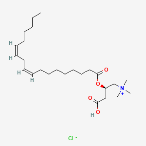 Chemical structure of Linoleoyl-L-carnitine chloride