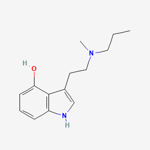 Chemical structure of 4-hydroxy MPT