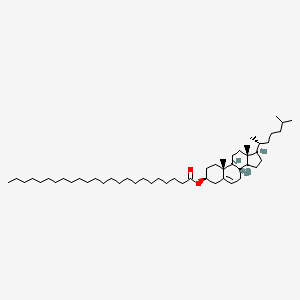 Chemical structure of Cholesteryl Lignocerate