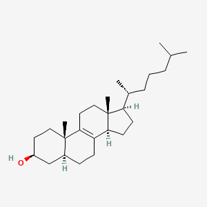 Chemical structure of Zymostenol
