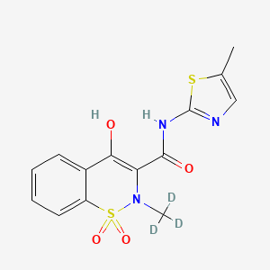 Chemical structure of Meloxicam-d3