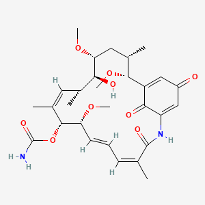 Chemical structure of Herbimycin C
