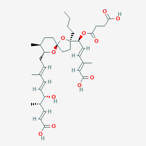 Chemical structure of Reveromycin B