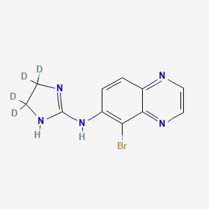 Chemical structure of Brimonidine-d4