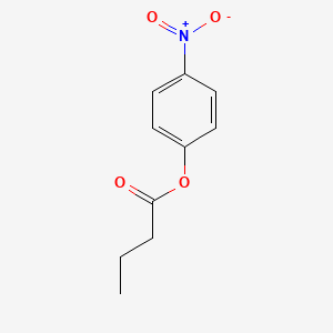 Chemical structure of 4-Nitrophenyl Butyrate