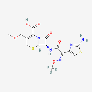 Chemical structure of Cefpodoxime-d3