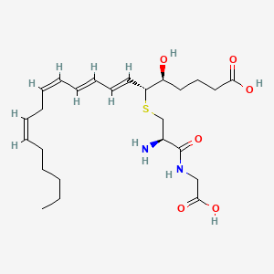 Chemical structure of Leukotriene D4