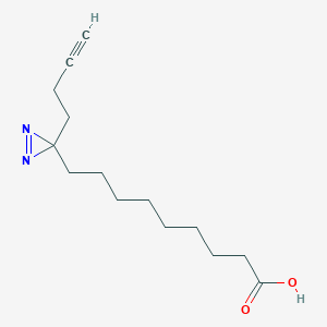 Chemical structure of YnMyr Diazirine X10