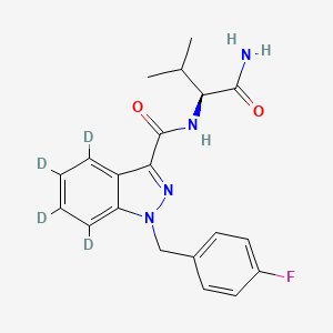 Chemical structure of AB-FUBINACA-d4 (CRM)