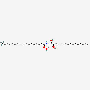 Chemical structure of C18 Phytoceramide-d3 (t18:0/18:0-d3)