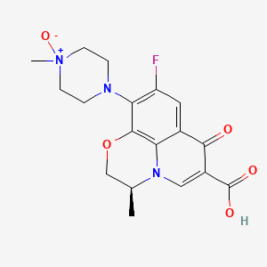 Chemical structure of Levofloxacin N-oxide
