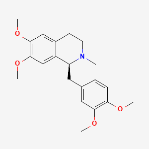 Chemical structure of (S)-Laudanosine