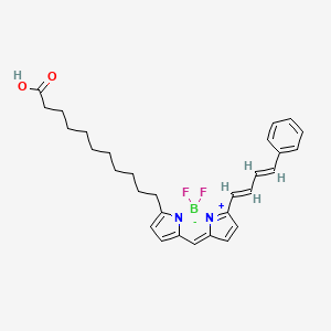 Chemical structure of C11 BODIPY 581/591