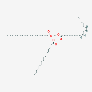 Chemical structure of 1-Palmitin-2-linolein-3-stearin