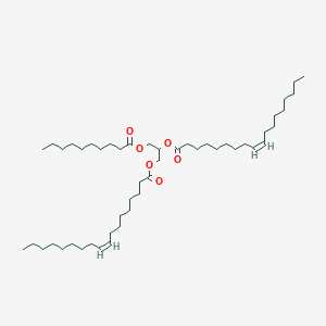 Chemical structure of 1,2-Dioleoyl-3-Decanoyl-rac-glycerol