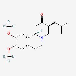 Chemical structure of Tetrabenazine-d6