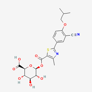 Chemical structure of Febuxostat Acyl Glucuronide