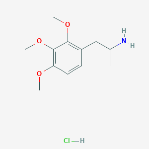 Chemical structure of 2,3,4-Trimethoxyamphetamine (hydrochloride)