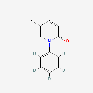 Chemical structure of Pirfenidone-d5