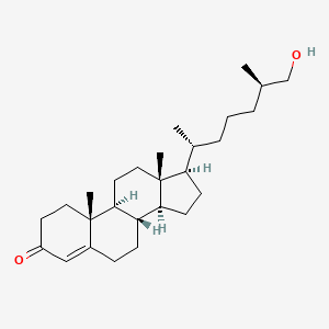 Chemical structure of 27-hydroxy Cholestenone
