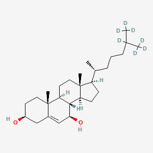 Chemical structure of 7β-hydroxy Cholesterol-d7