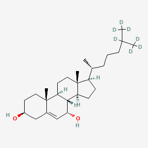 Chemical structure of 7α-hydroxy Cholesterol-d7