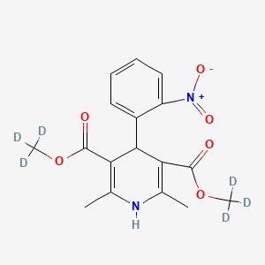 Chemical structure of Nifedipine-d6