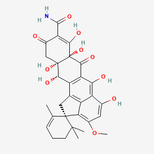 Chemical structure of Viridicatumtoxin