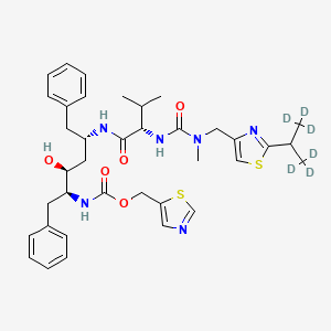 Chemical structure of Ritonavir-d6