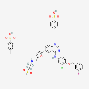 Chemical structure of Lapatinib-d4 (tosylate)