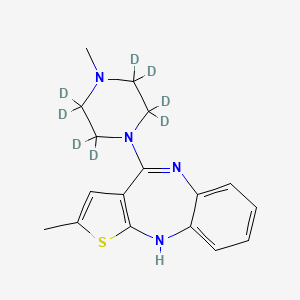 Chemical structure of Olanzapine-d8