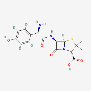 Chemical structure of Amoxicillin-d4