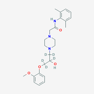 Chemical structure of Ranolazine-d5