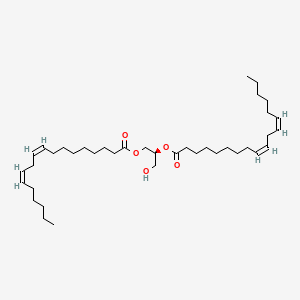 Chemical structure of 1,2-Dilinoleoyl-sn-glycerol