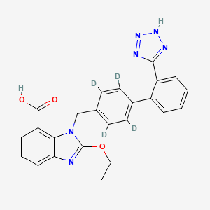 Chemical structure of Candesartan-d4