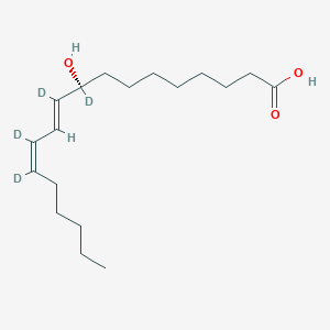 Chemical structure of Alpha-dimorphecolic acid-d4