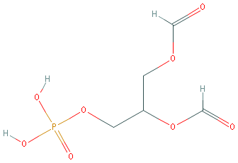 Chemical structure of Phosphatidic Acids (egg) (ammonium salt)