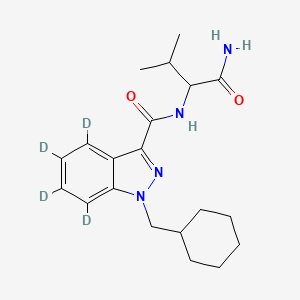 Chemical structure of AB-CHMINACA-d4 (CRM)