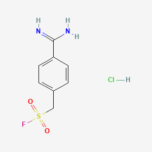 Chemical structure of p-APMSF (hydrochloride)