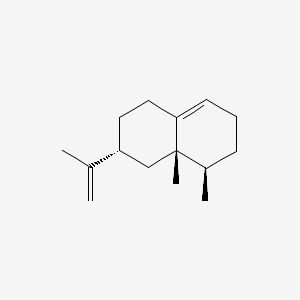 Chemical structure of (+)-Valencene