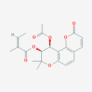 Chemical structure of Praeruptorin A