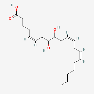 Chemical structure of (±)8(9)-DiHET